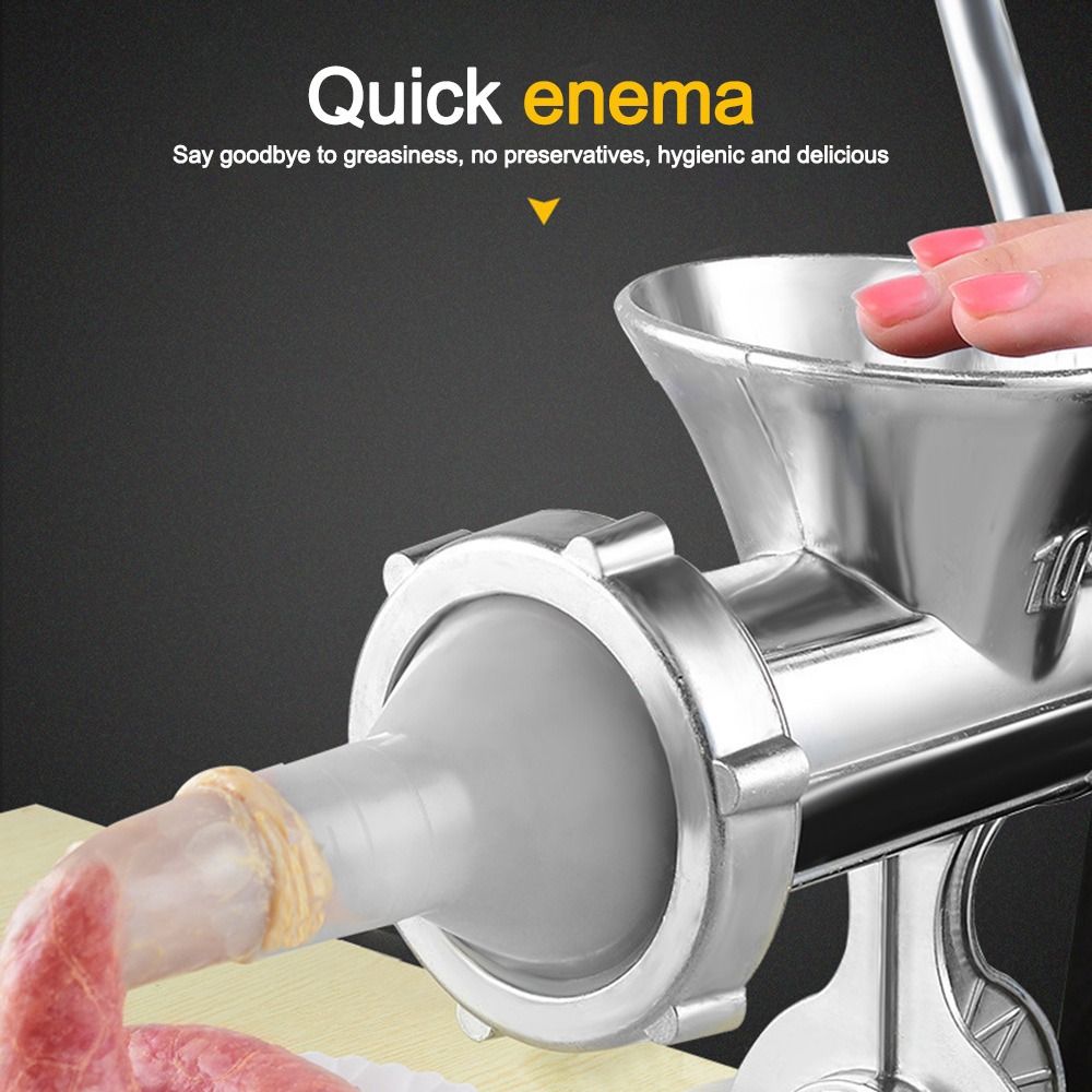Kitchen Gadgets Mixer - Ruimtebesparende handmatige gehaktmolen, multifunctionele worstvuller, vleesmixer,