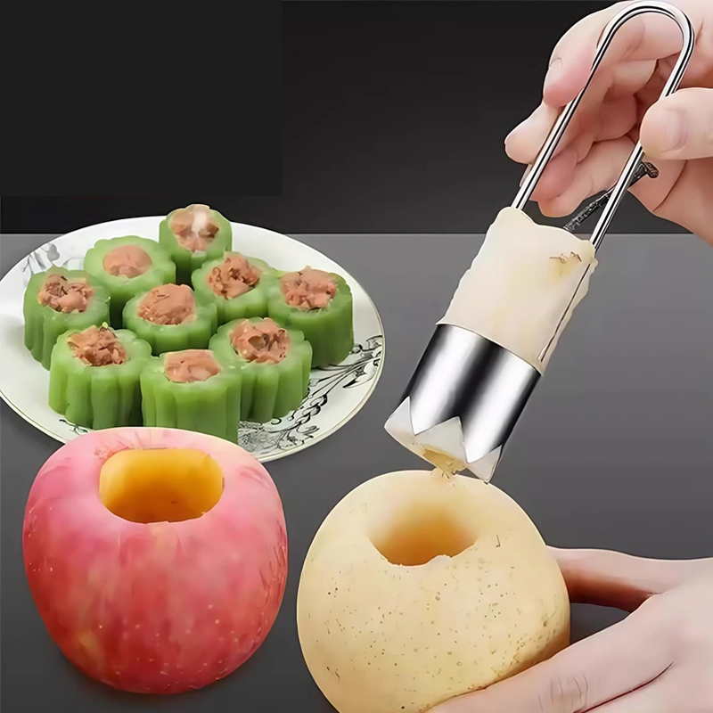 Kitchen Gadgets And Equipment - Rvs Fruit Core Remover Appel Peer
