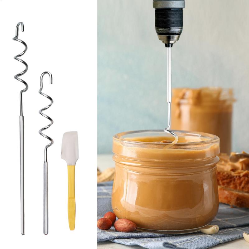 Kitchen Gadgets Mixer - Roestvrijstalen notenbotermixer Food Grade materiaal Botersausmixer