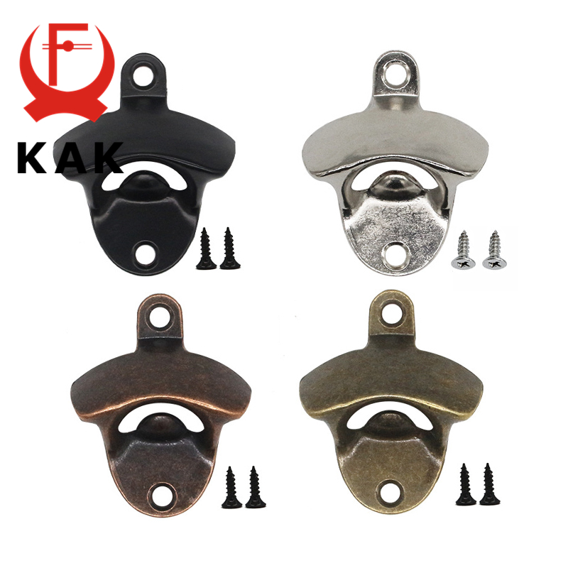 Kitchen Gadgets Vintage - Kak Wandmontage Flesopener Vintage Brons Wijn