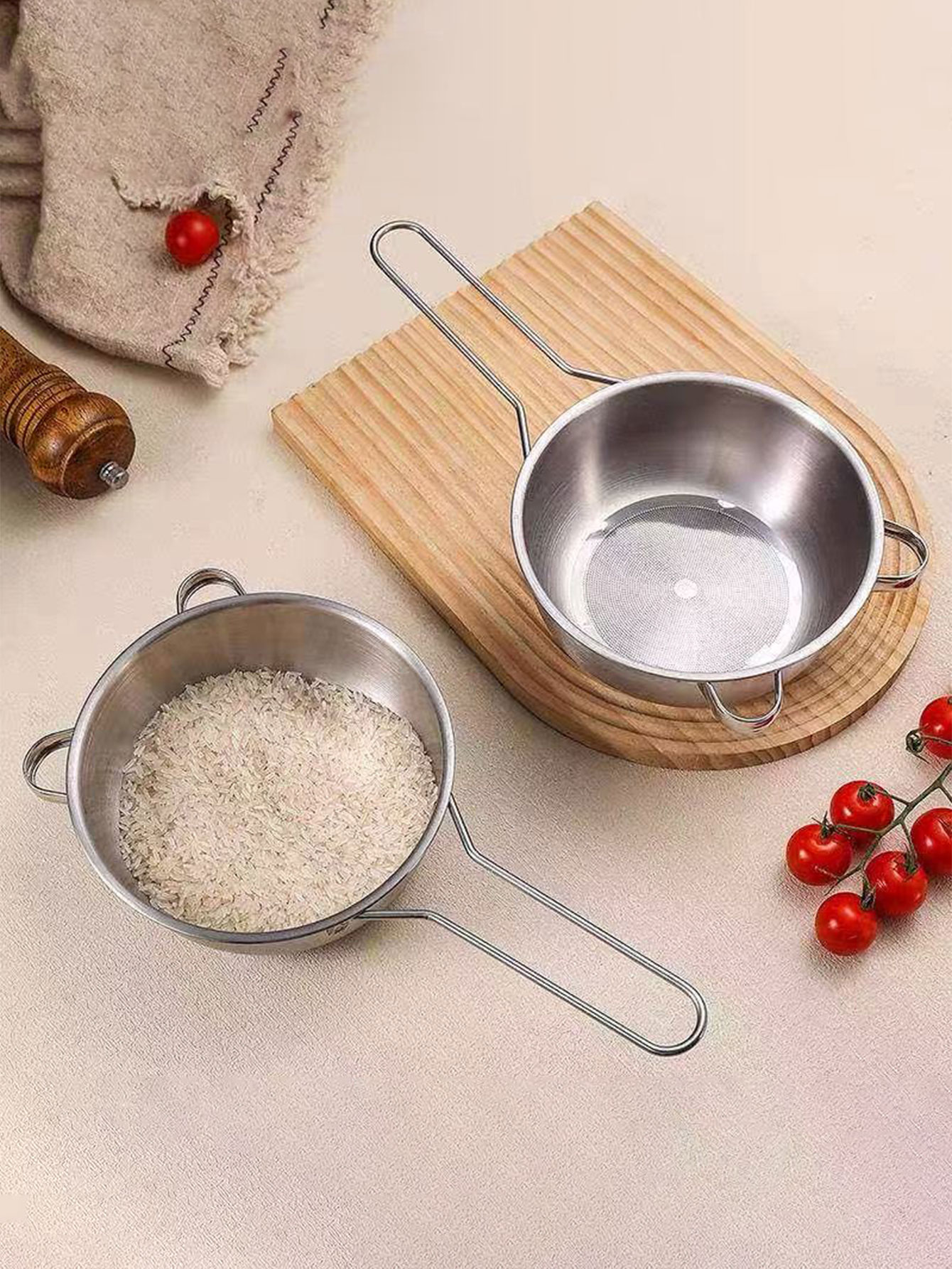 Kitchen Gadgets That Are Useful - Rijstwasmand voor thuisgebruik, rijstzeef, rijstwasbak, multifunctionele