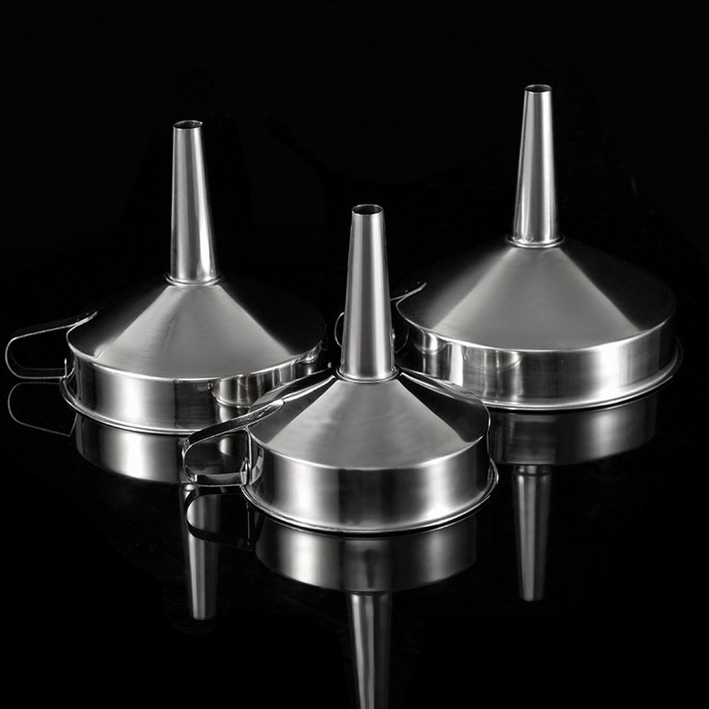 Kitchen Gadgets And Equipment - 1Pc Roestvrijstalen Kookolietrechter Brede Mond Keukenaccessoires