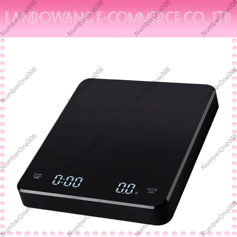 Kitchen Timer Digital - Oplaadbare koffieweegschaal 3kg/0.1g, digitale keukenweegschaal met