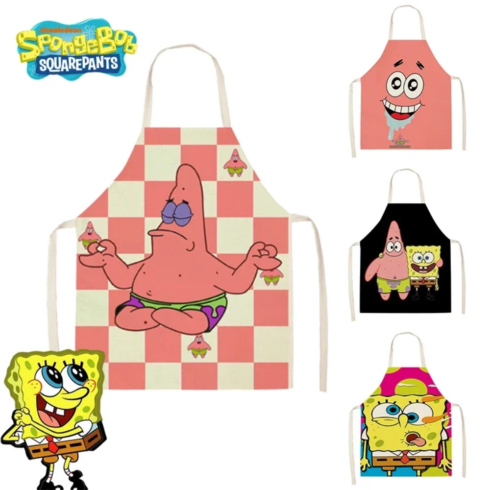 Kitchen Gadgets And Equipment - SpongeBob Patrick Keukenschorten voor volwassenen Linnen