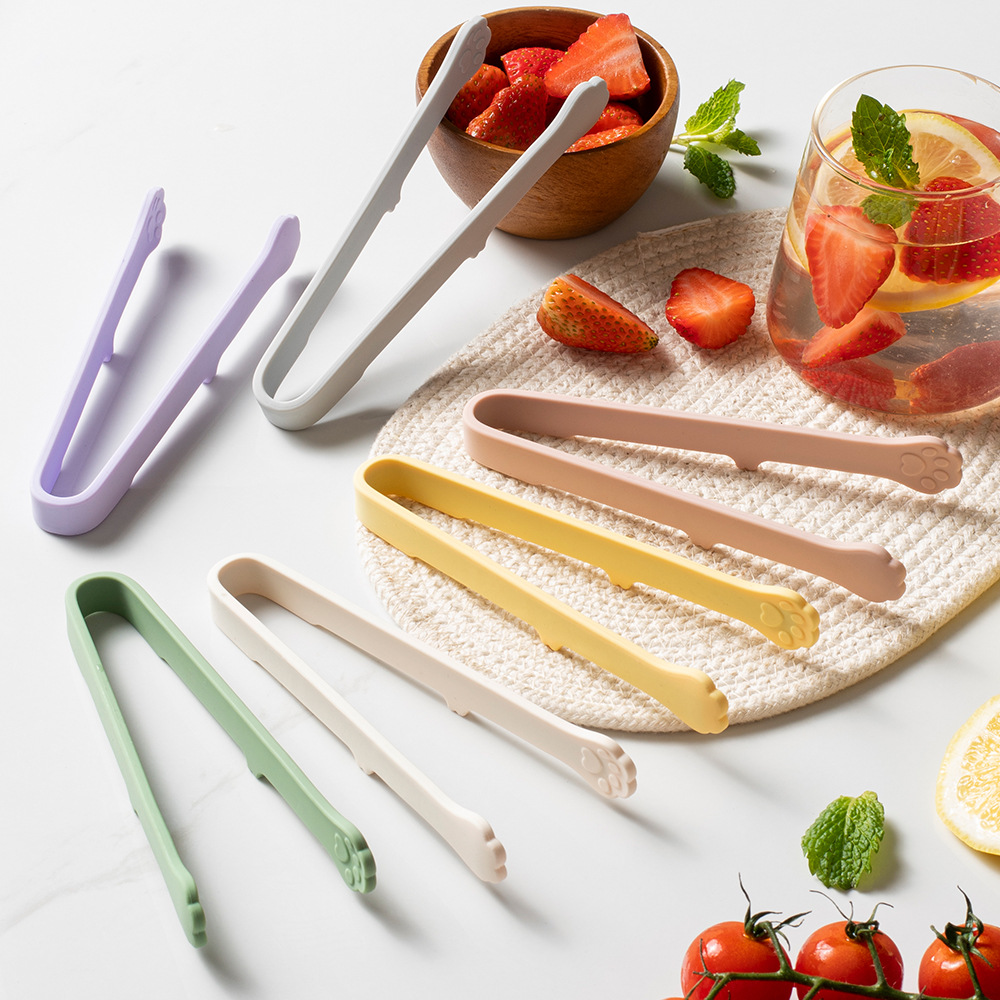 Kitchen Gadgets And Equipment - Leuke Kat Poot Siliconen Voedseltangen Veelkleurige