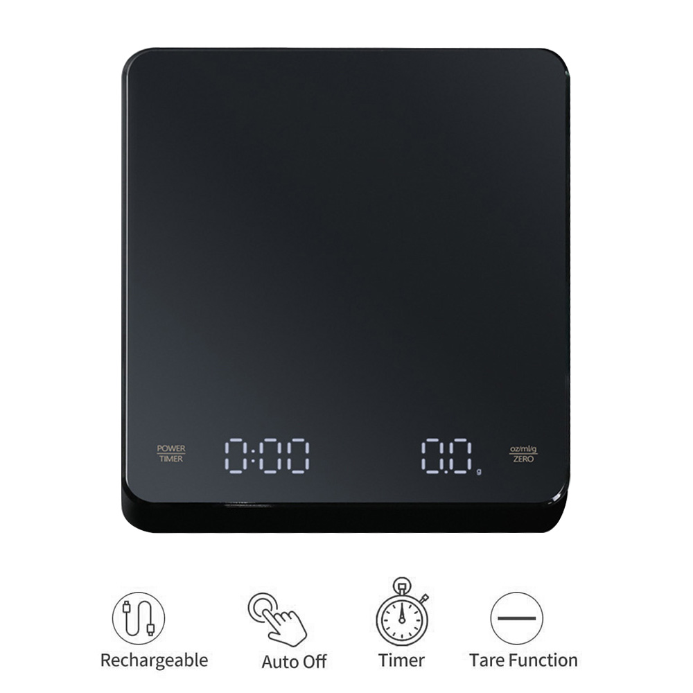 Kitchen Timer Digital - Digitale koffieweegschaal met timer LED-scherm Espresso