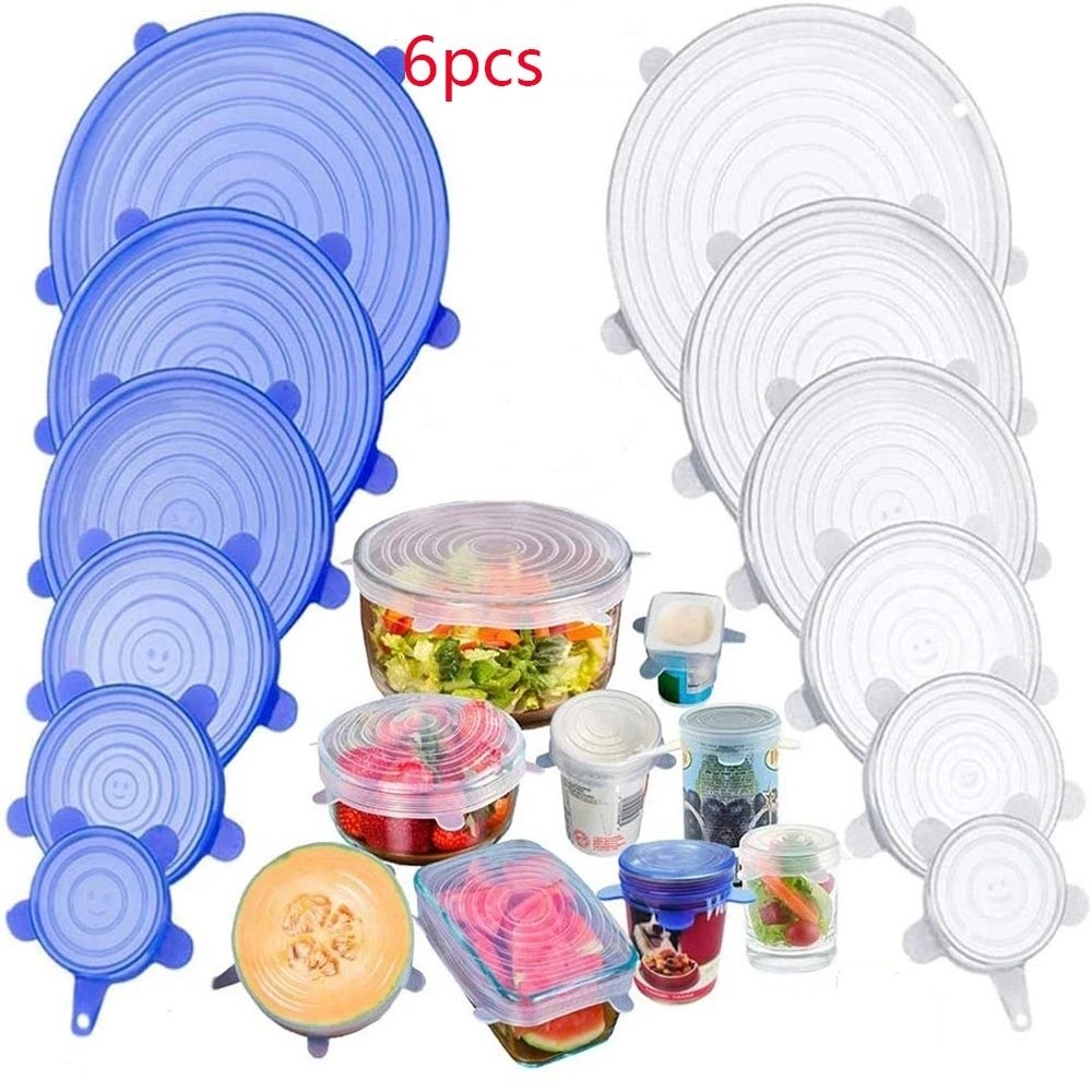 Kitchen Gadgets That Are Useful - 6 stuks handige herbruikbare vershoudhoezen keuken