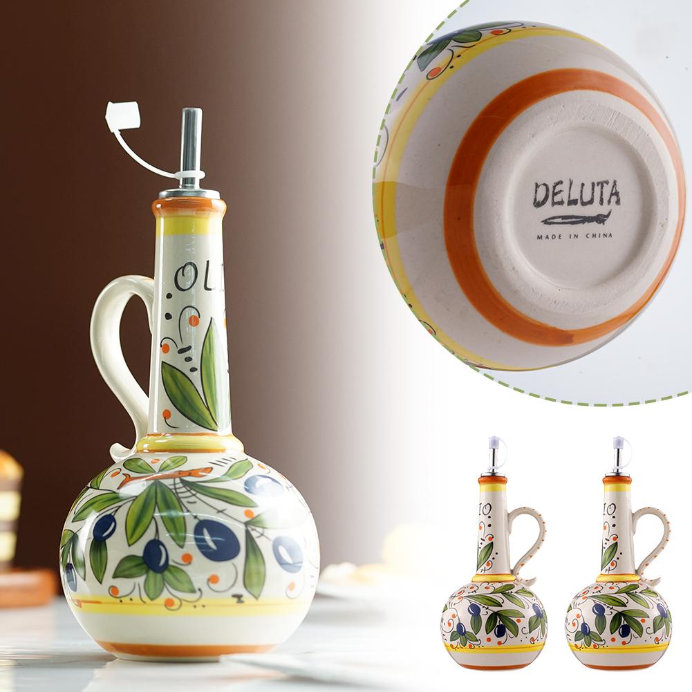 Kitchen Gadgets Best Sellers 2025 - 2025, Italiaanse olijfolie-dispenserfles, thuiskeukenfles, keramische azijnaccessoires,