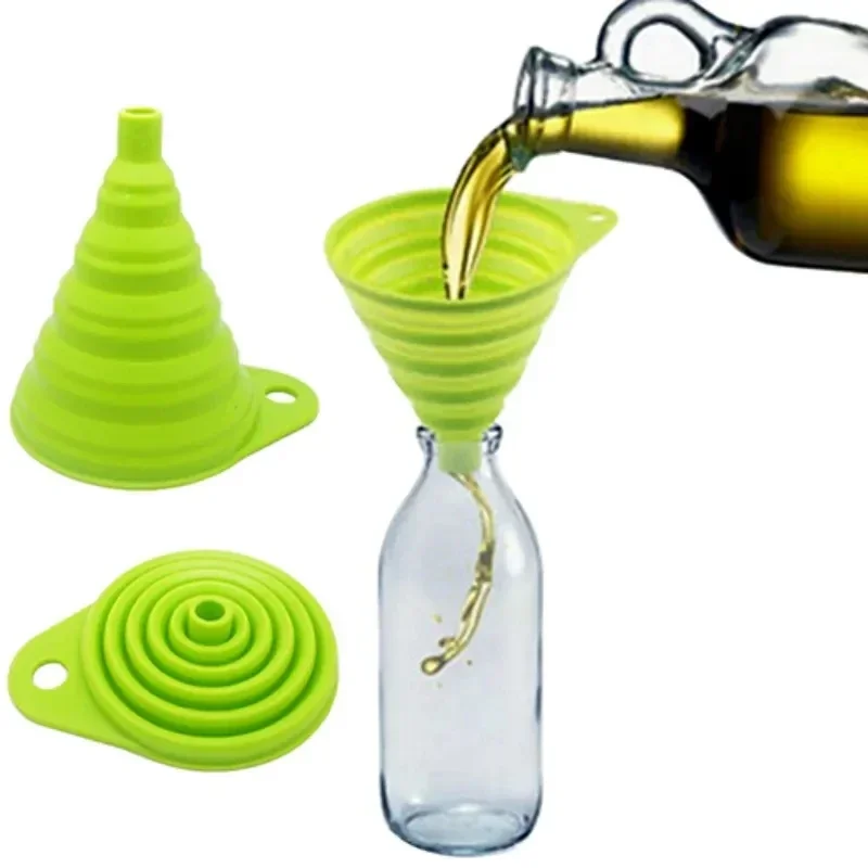 Kitchen Gadgets And Equipment - 1/4PCS Siliconen Opvouwbare Trechter Opvouwbare Keuken