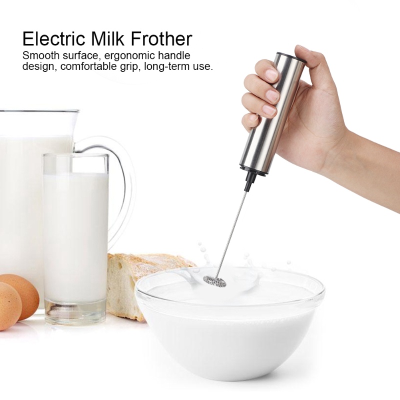 Kitchen Gadgets Mixer - Handheld elektrische melkopschuimer, oplaadbaar, roestvrijstalen blendermixer,
