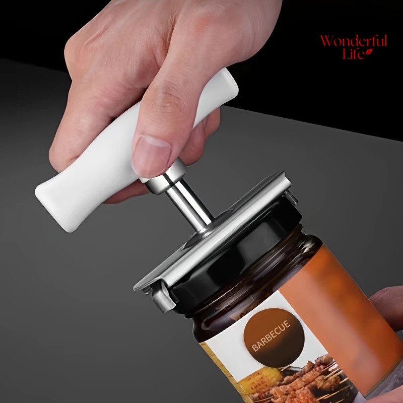 Kitchen Gadgets Jar Openers - Verstelbare multifunctionele flesopener Roestvrijstalen deksels Off