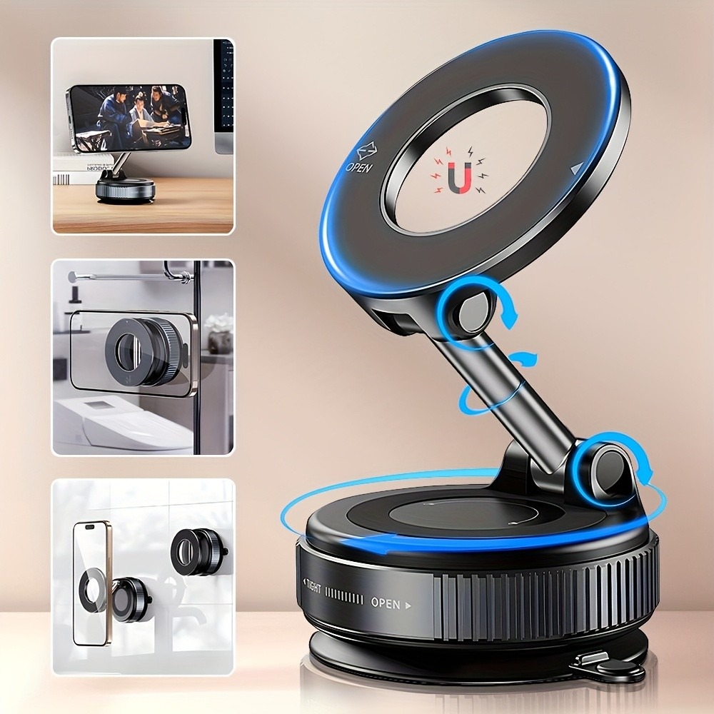 Kitchen Gadgets Recipes - Zuignap Magnetische Telefoonhouder Vacuümzuig Telefoonstandaard Beugel