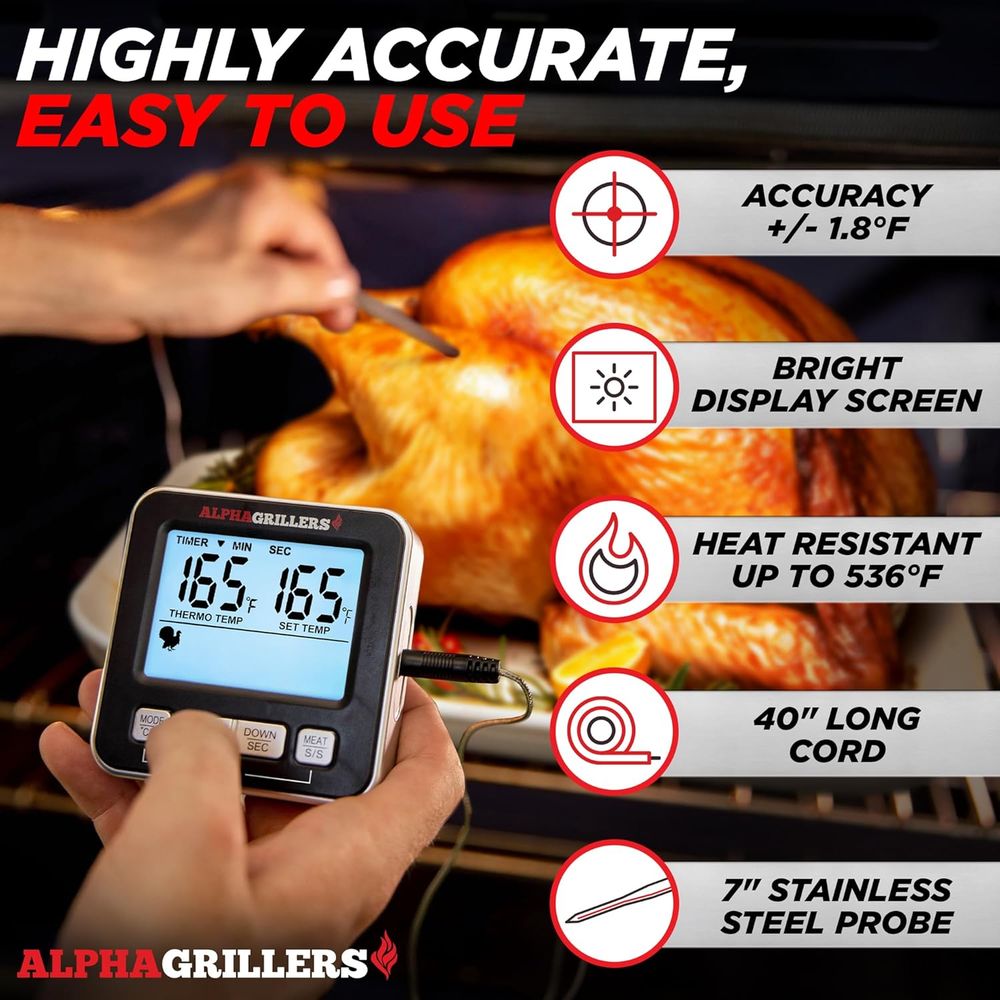 Digitale keukenoventhermometer - Kitchen Timer Digital recensie en prijs