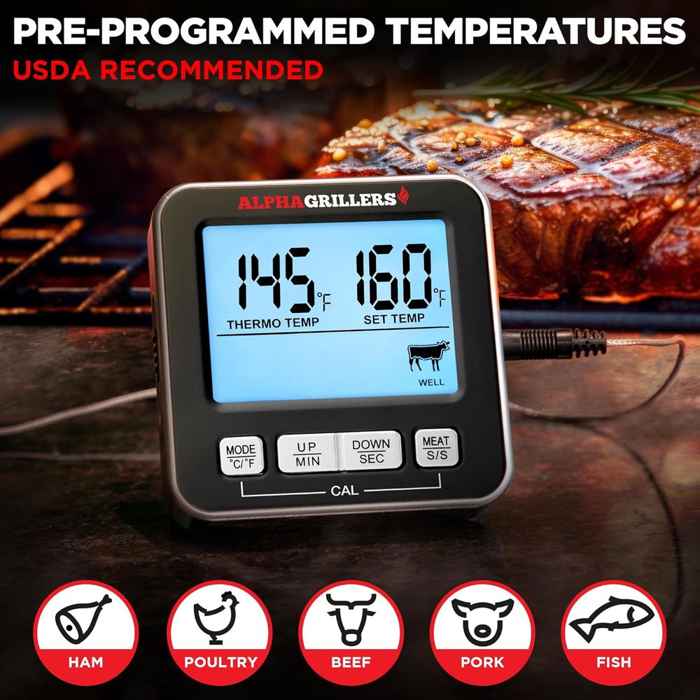 Digitale keukenoventhermometer - Kitchen Timer Digital recensie en prijs