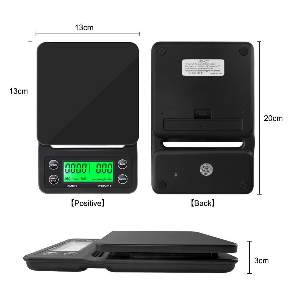 3kg/0.1g 5kg/0.1g Drip Koffiew - Kitchen Timer Digital recensie en prijs