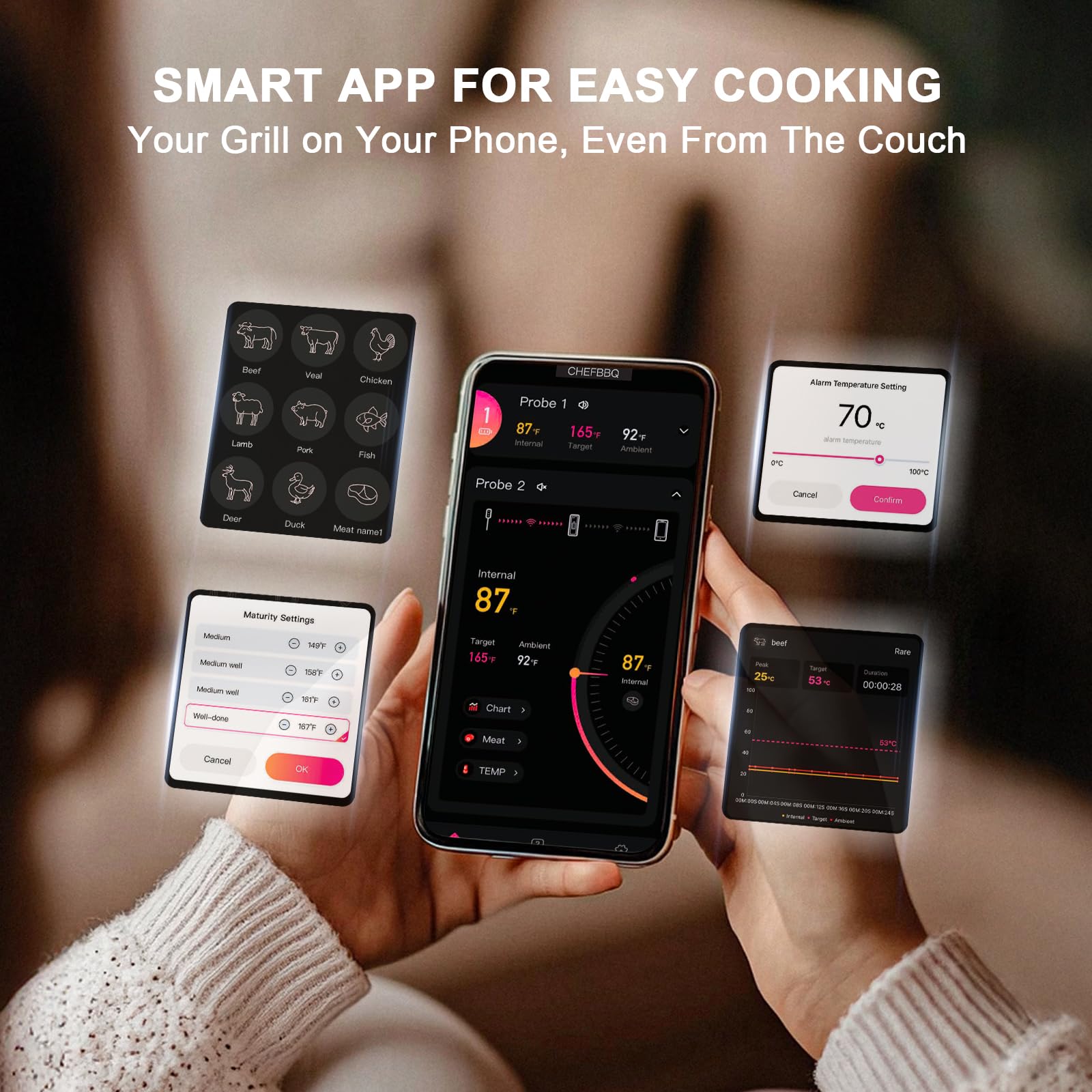 Draadloze Bluetooth vleestherm - Kitchen Timer Digital recensie en prijs