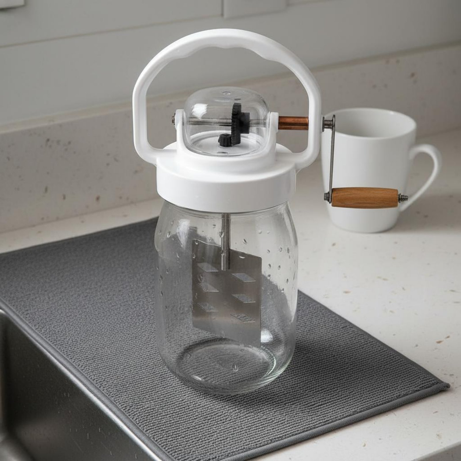 Handmatige boterkarnton, makke - Kitchen Gadgets Mixer recensie en prijs