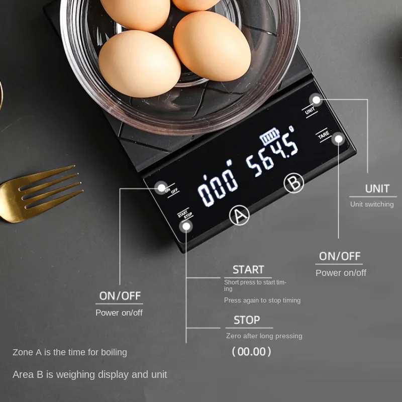 USB-opladen keukenkoffieweegsc - Kitchen Timer Digital recensie en prijs