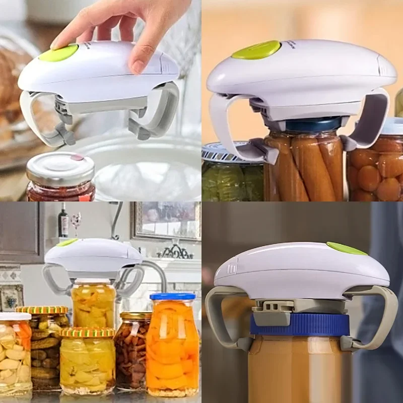Elektrische blikopener met twe - Kitchen Gadgets Jar Openers recensie en prijs