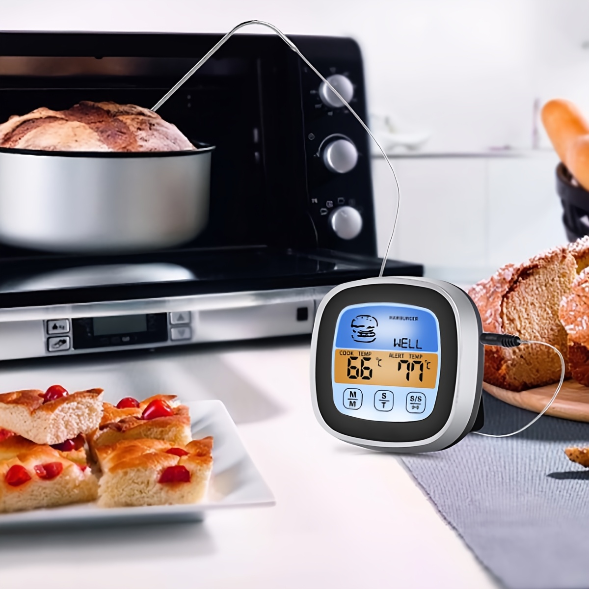 Digitale vleesthermometer BBQ- - Kitchen Timer Digital recensie en prijs