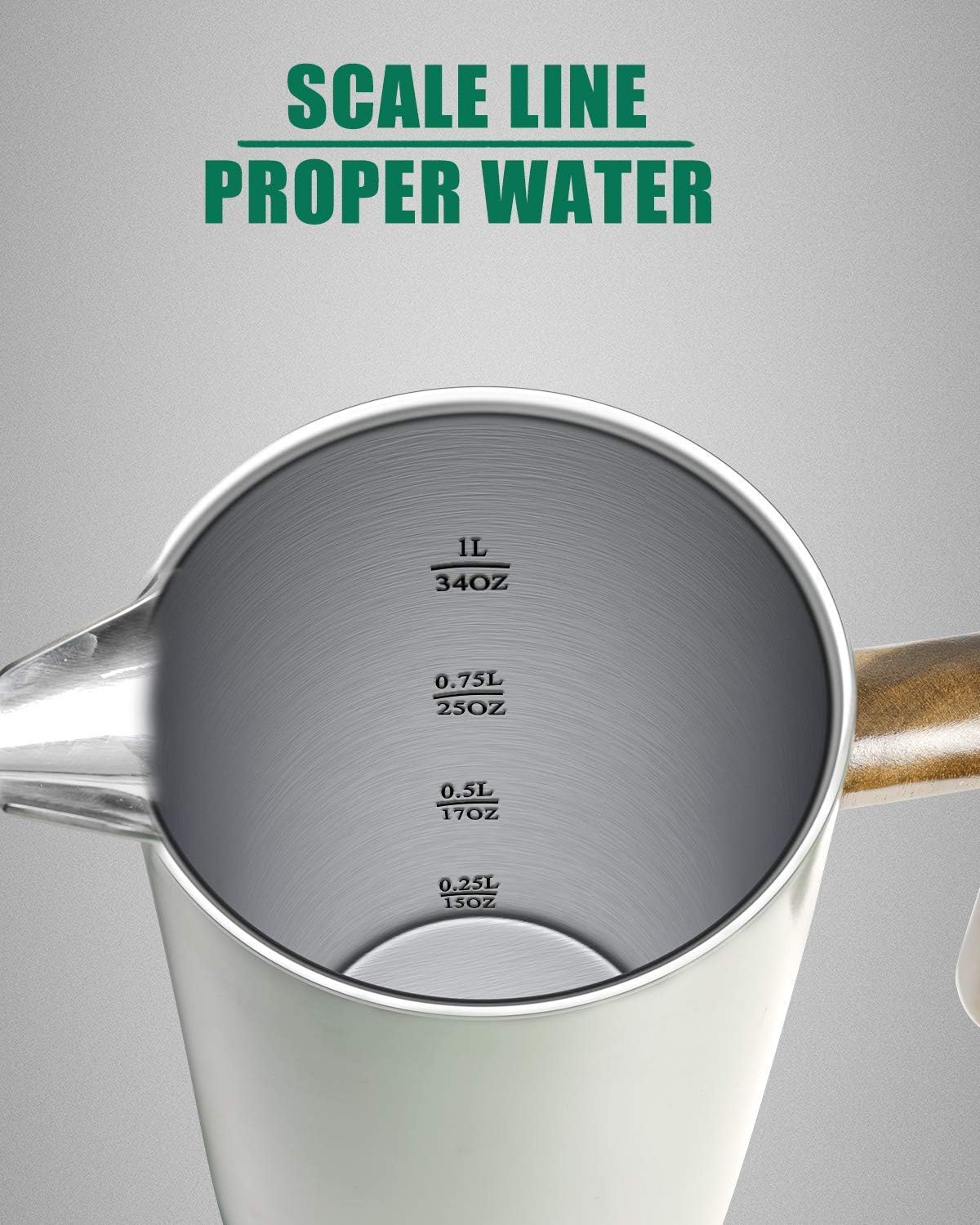 POLIVIAR 34 oz French Press Ko - French Press Coffee Maker recensie en prijs