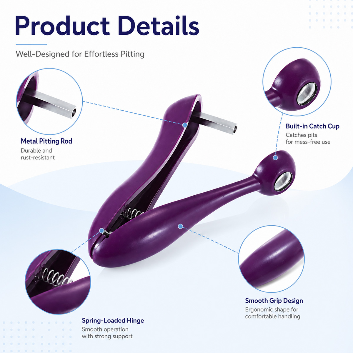 Handmatige kersenontpitter en  - Cherry Pitter Tool recensie en prijs