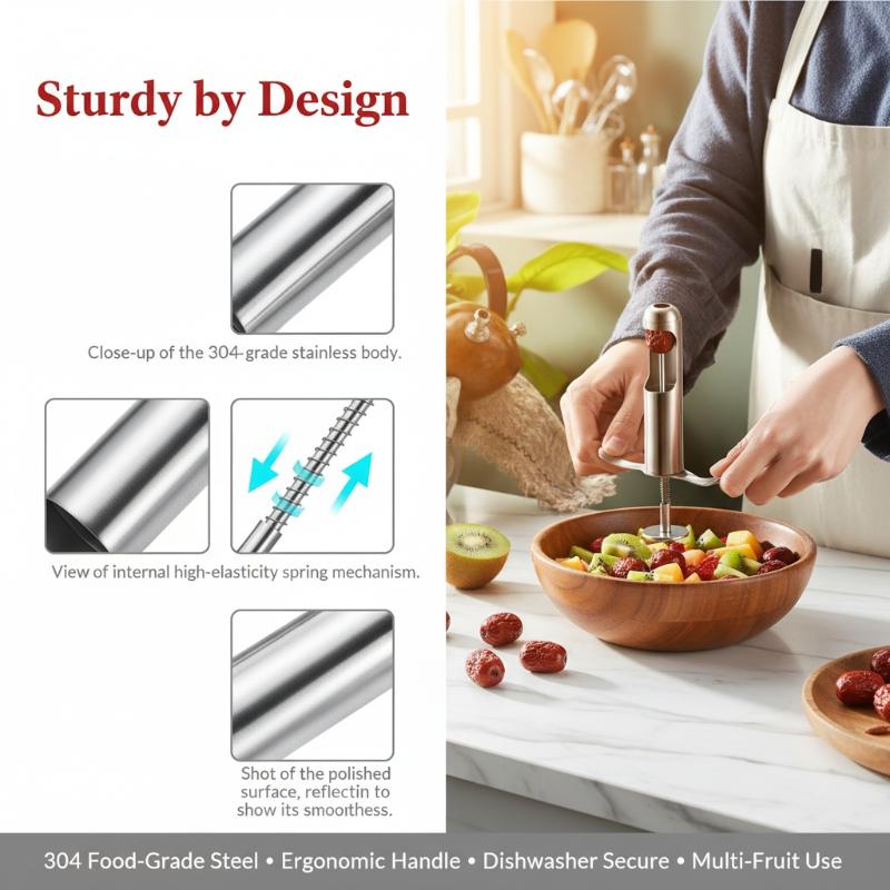 1 Stuks Kersenontpitter Olijfo - Cherry Pitter Tool recensie en prijs