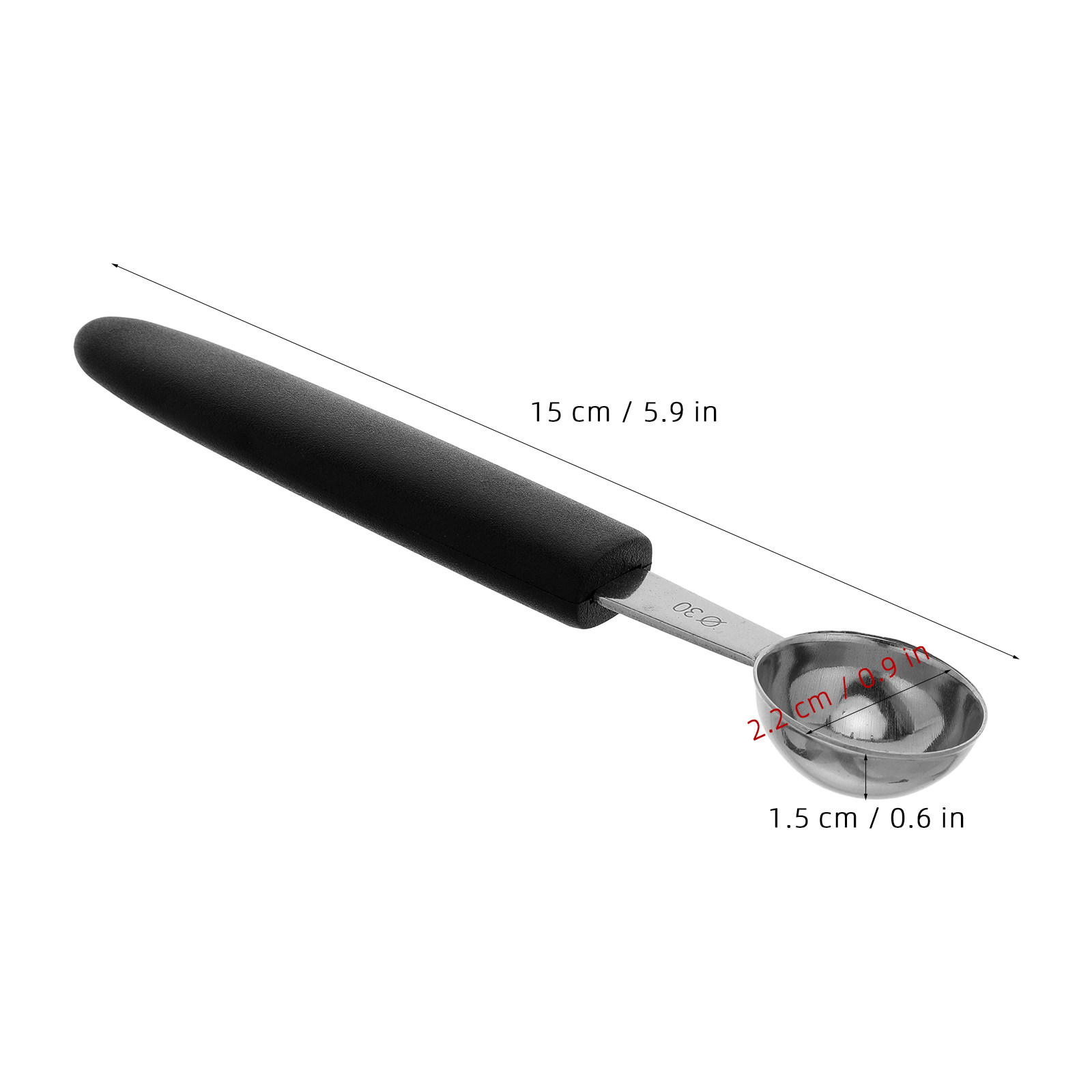Meloenbolletjeslepel RVS 30mm  - Cherry Pitter Tool recensie en prijs
