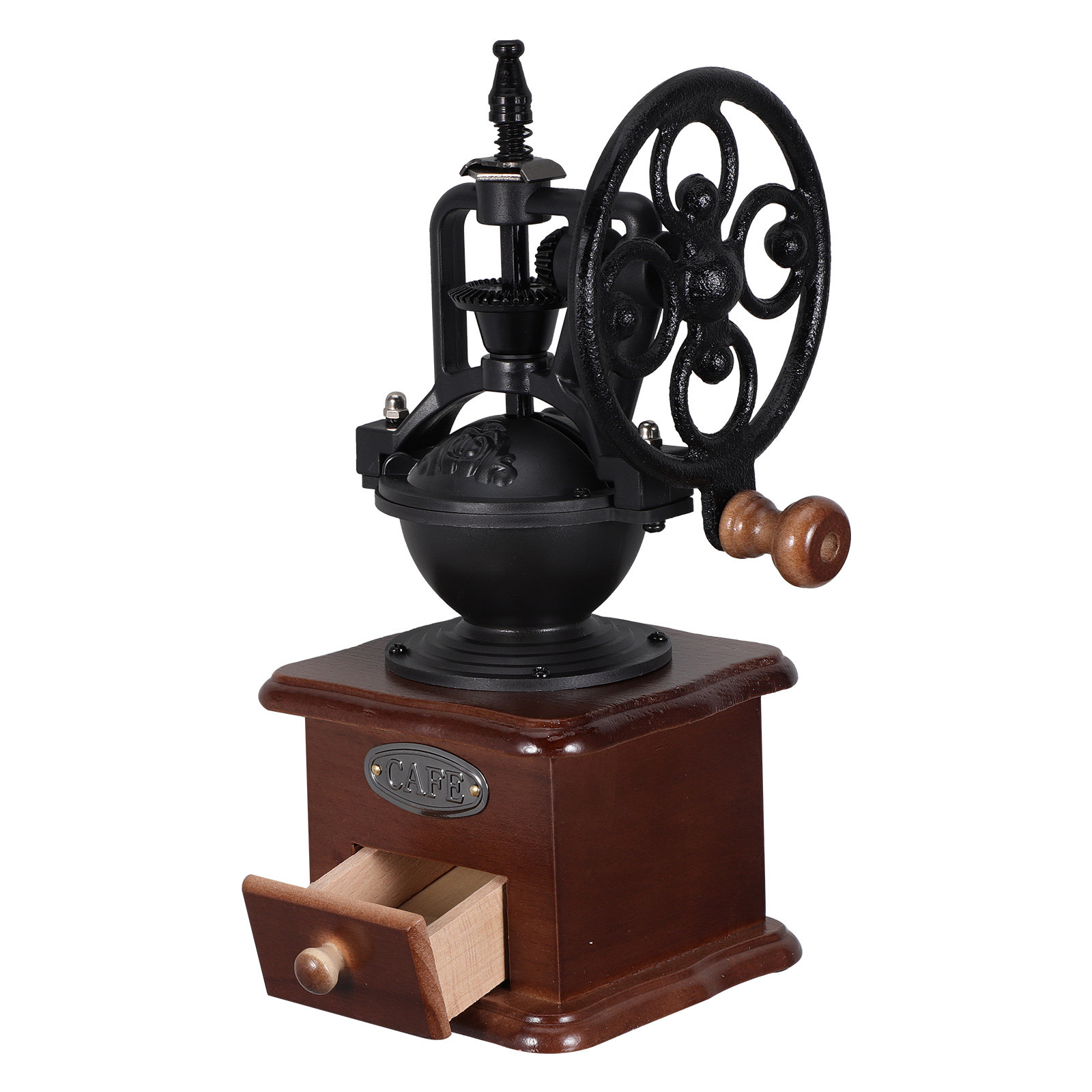 Retro houten handmatige koffie - Kitchen Gadgets Vintage recensie en prijs