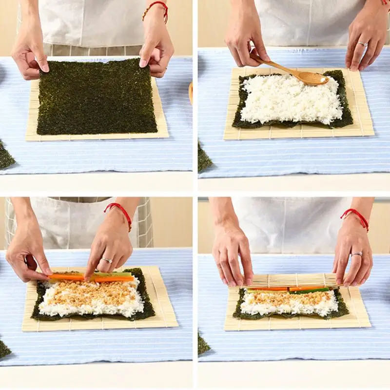 DIY Bamboe Sushi Maker Rolling - Kitchen Hand Gadgets recensie en prijs