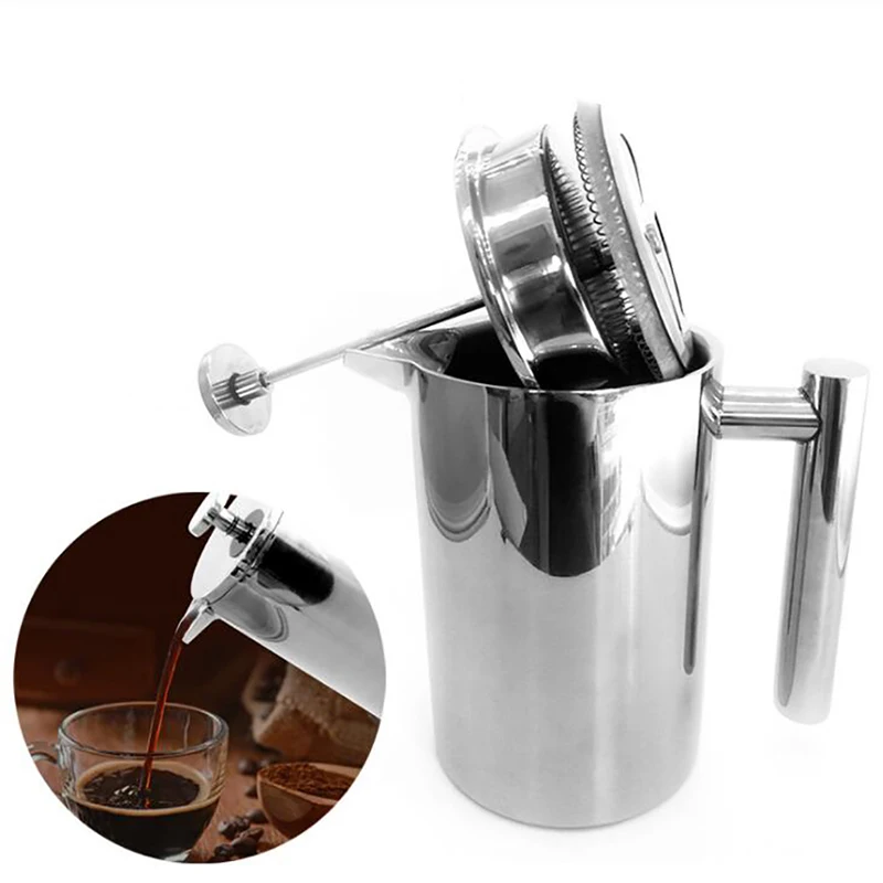 Dubbelwandige geïsoleerde koff - French Press Coffee Maker recensie en prijs