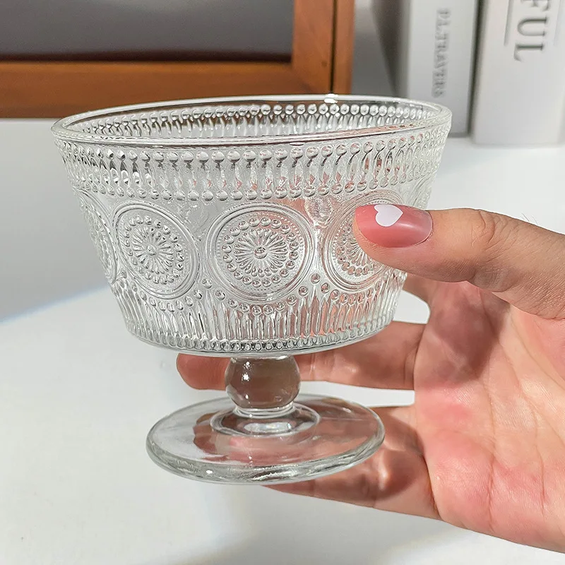 Vintage reliëf bloem glazen be - Kitchen Gadgets Vintage recensie en prijs