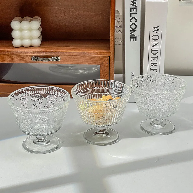 Vintage reliëf bloem glazen be - Kitchen Gadgets Vintage recensie en prijs