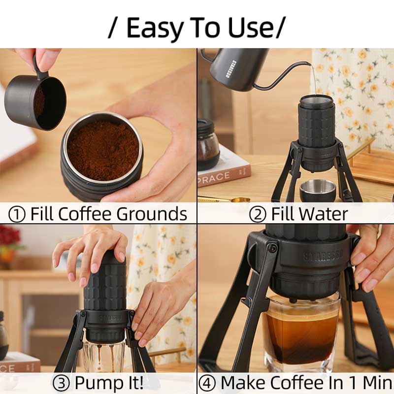 STARESSO Mirage SP300 Plus Dra - French Press Coffee Maker recensie en prijs